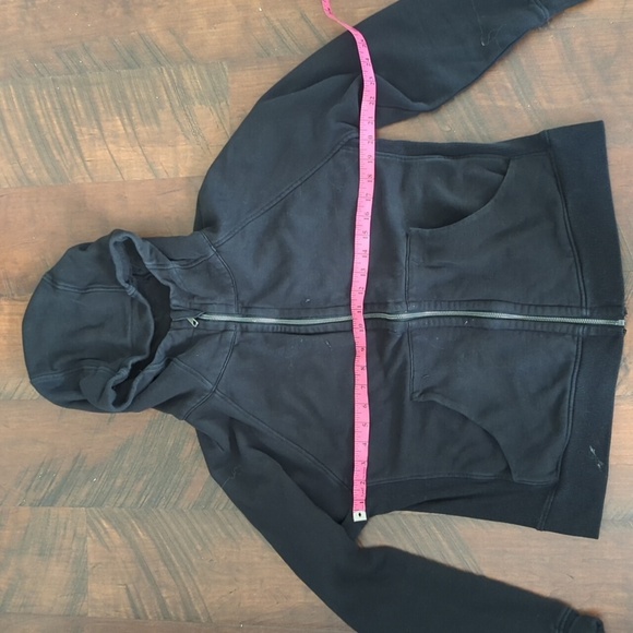 Zyia Black Zip Hoodie L Large - Picture 4 of 5